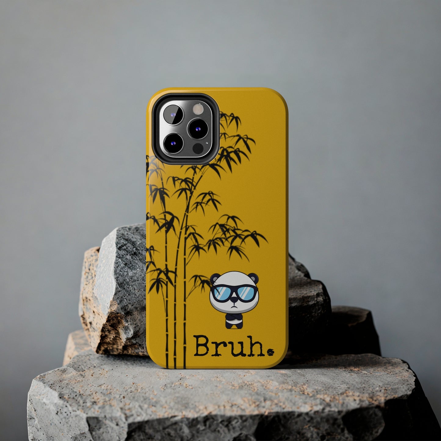 Bruh. Yellow Panda case, high quality.