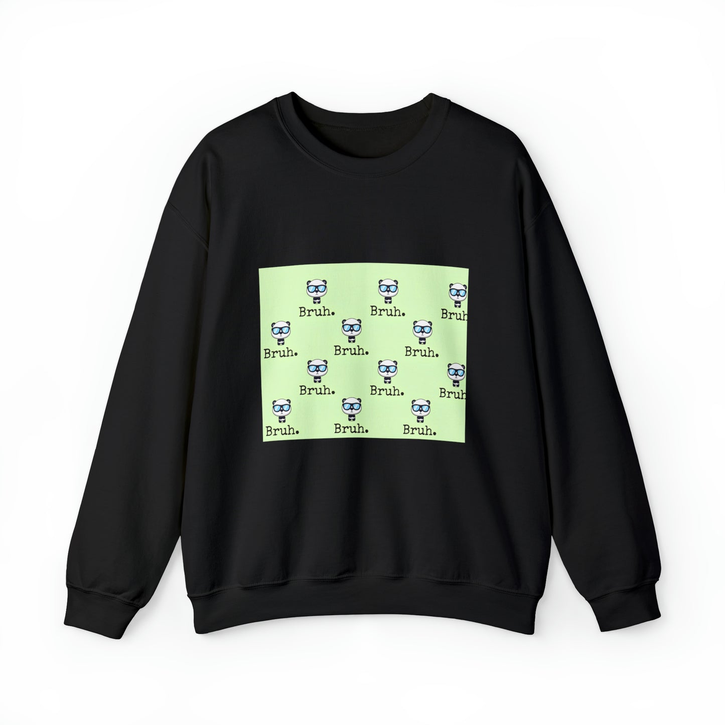 Bruh. Panda Unisex Crewneck Sweatshirt