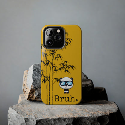 Bruh. Yellow Panda case, high quality.