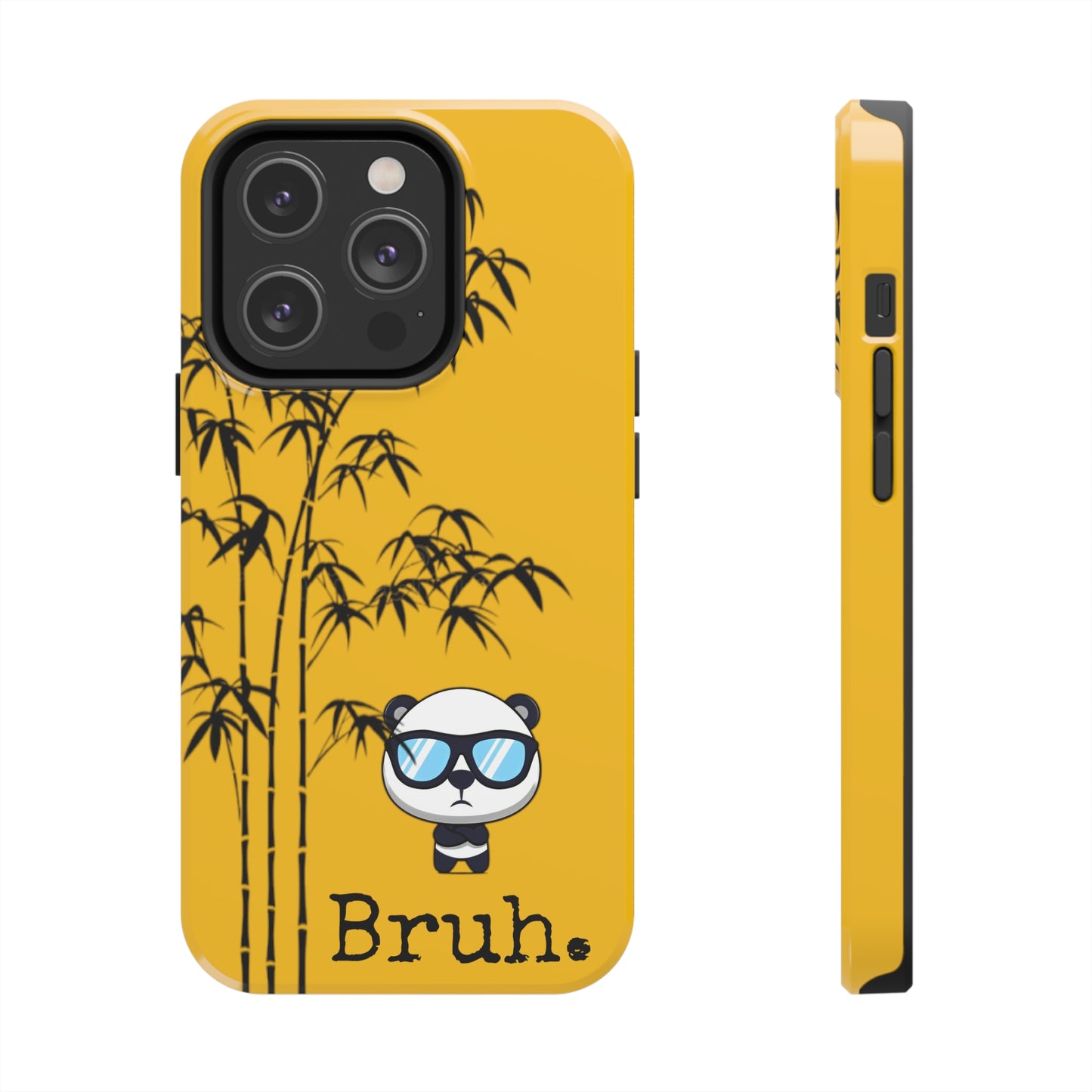 Bruh. Yellow Panda case, high quality.