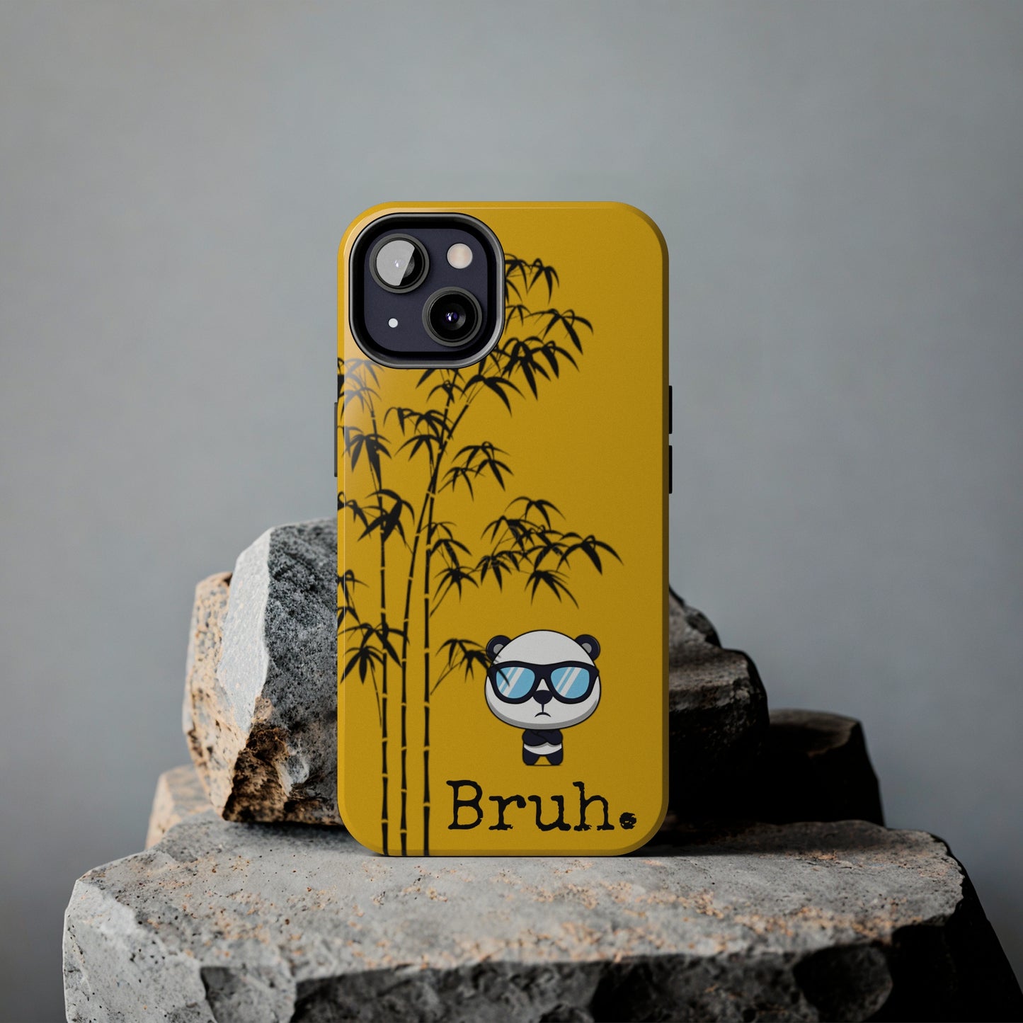 Bruh. Yellow Panda case, high quality.