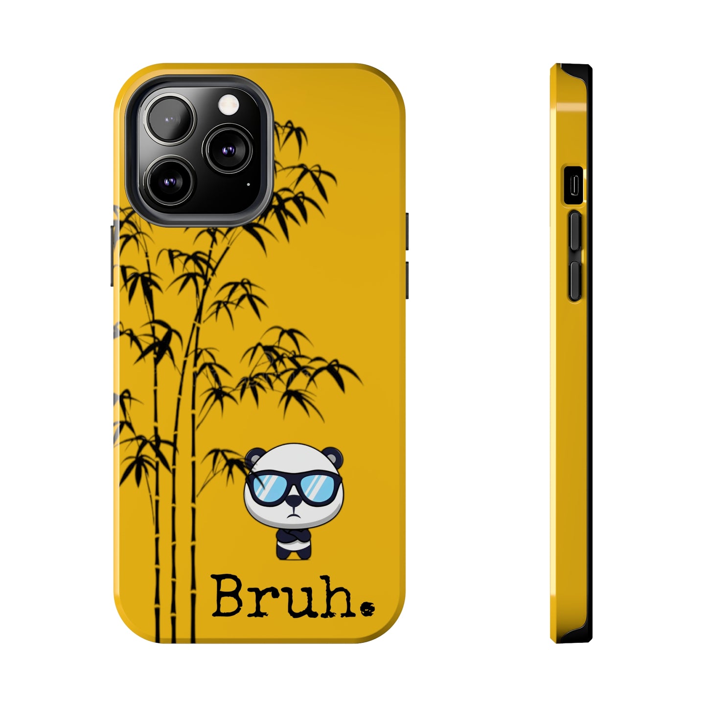 Bruh. Yellow Panda case, high quality.