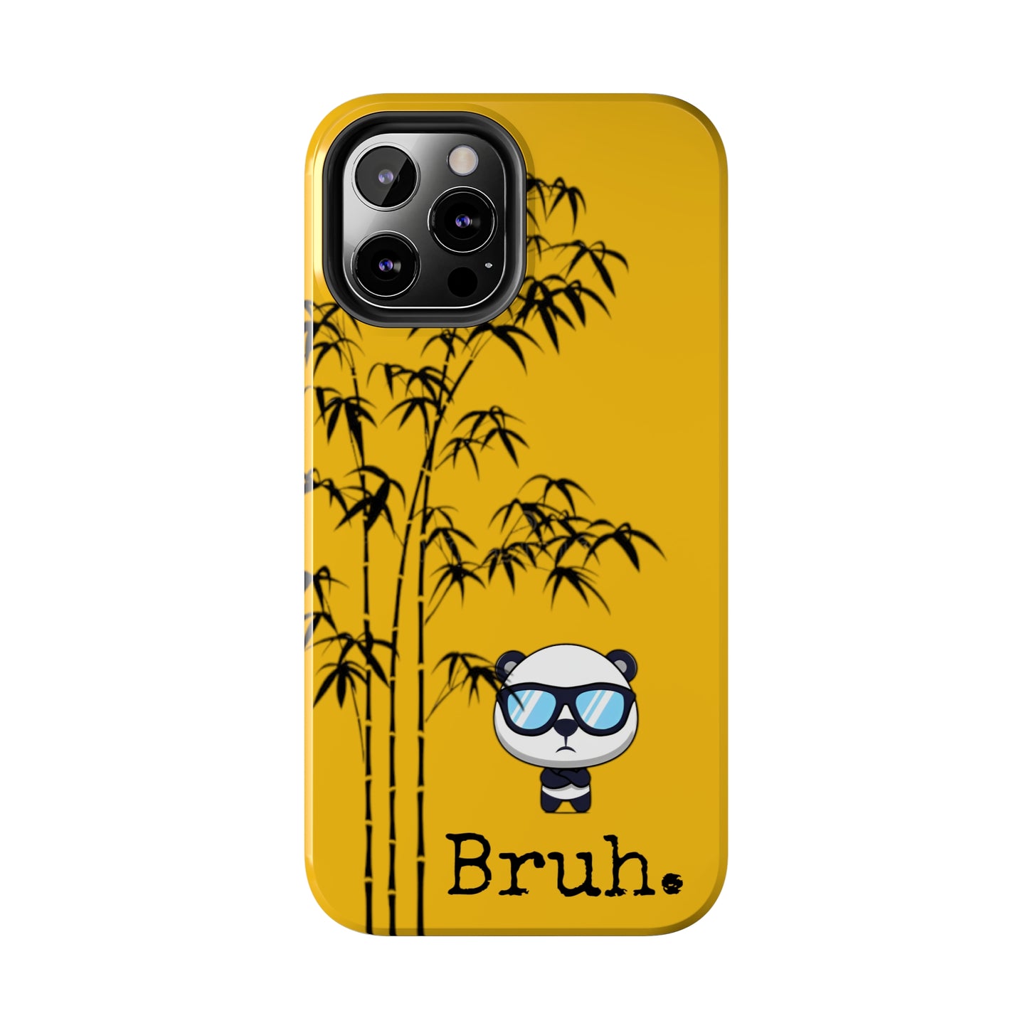 Bruh. Yellow Panda case, high quality.