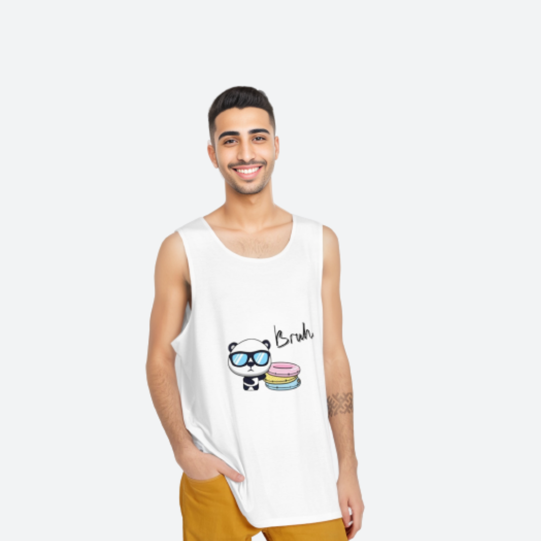 Bruh. Panda Beach Edition Tank Top