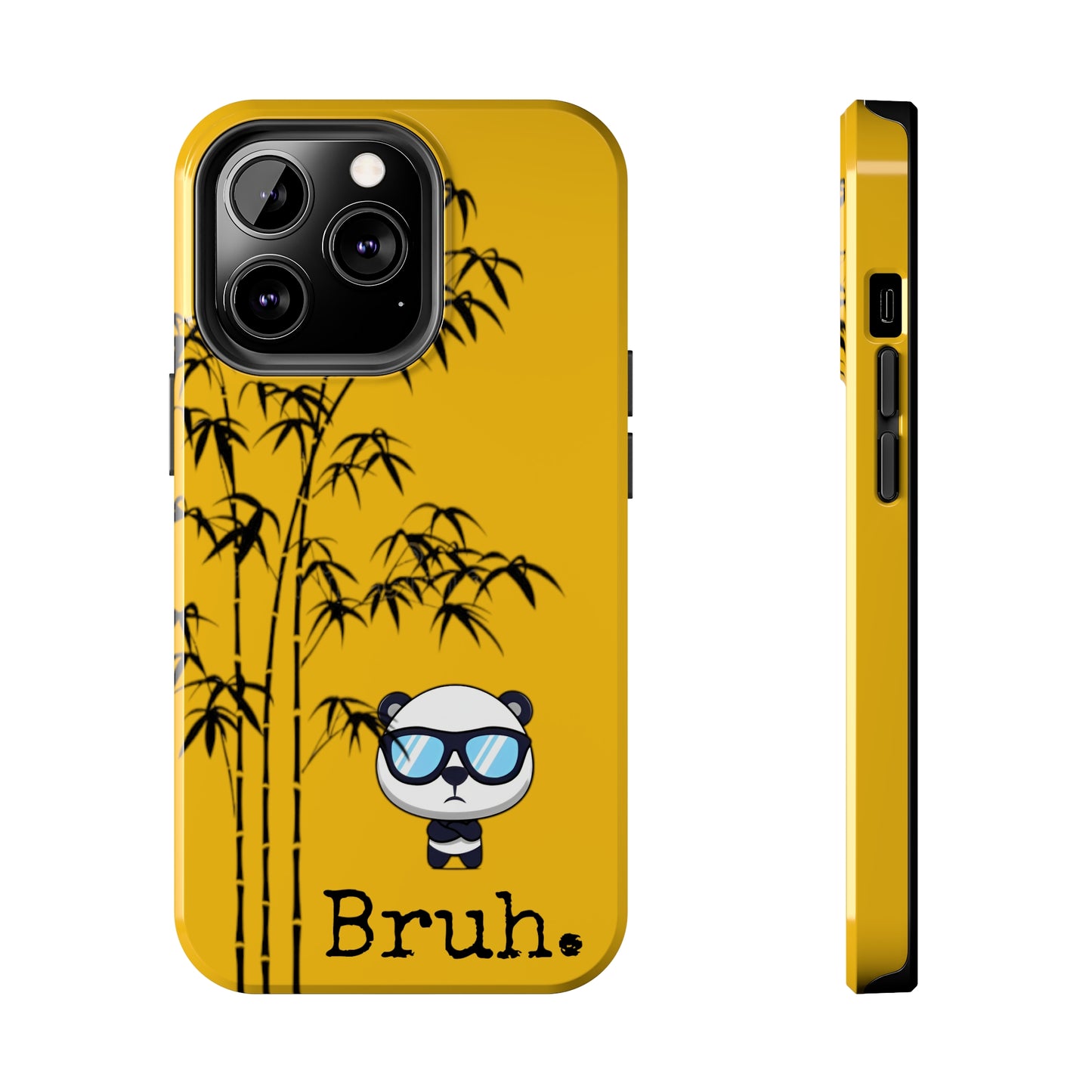 Bruh. Yellow Panda case, high quality.