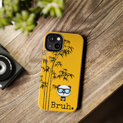 Bruh. Yellow Panda case, high quality.