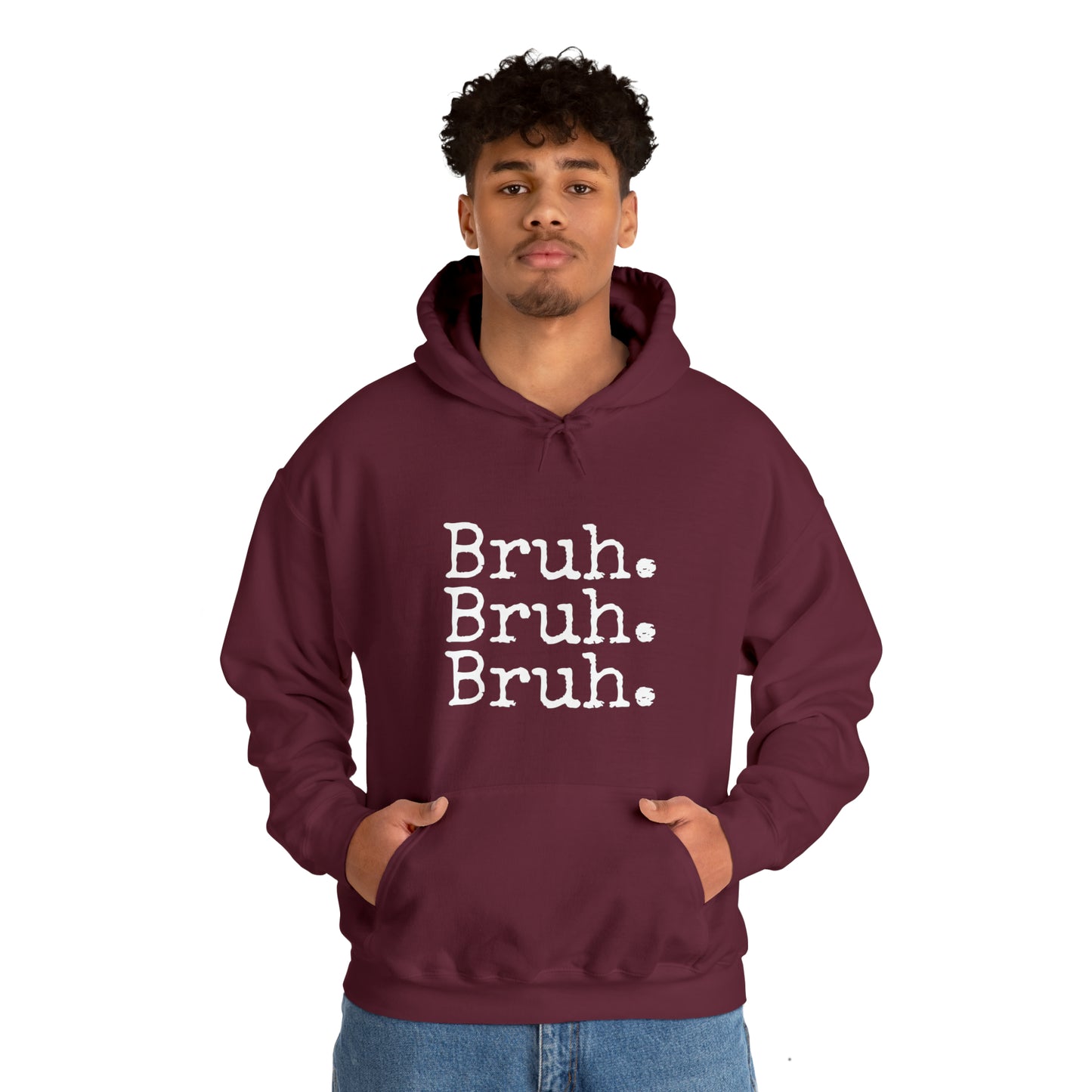 Bruh. Unisex Heavy Blend™ Hooded Sweatshirt