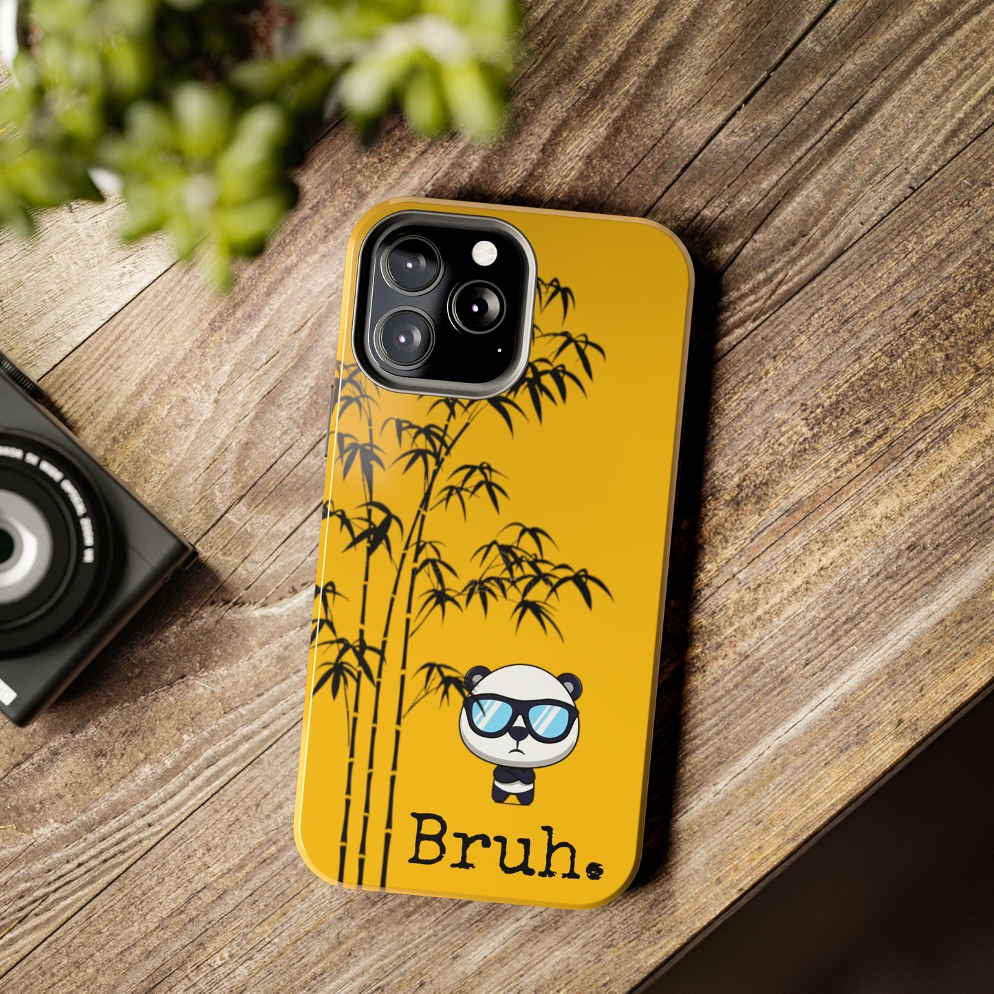 Bruh. Yellow Panda case, high quality.