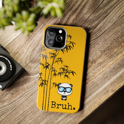 Bruh. Yellow Panda case, high quality.