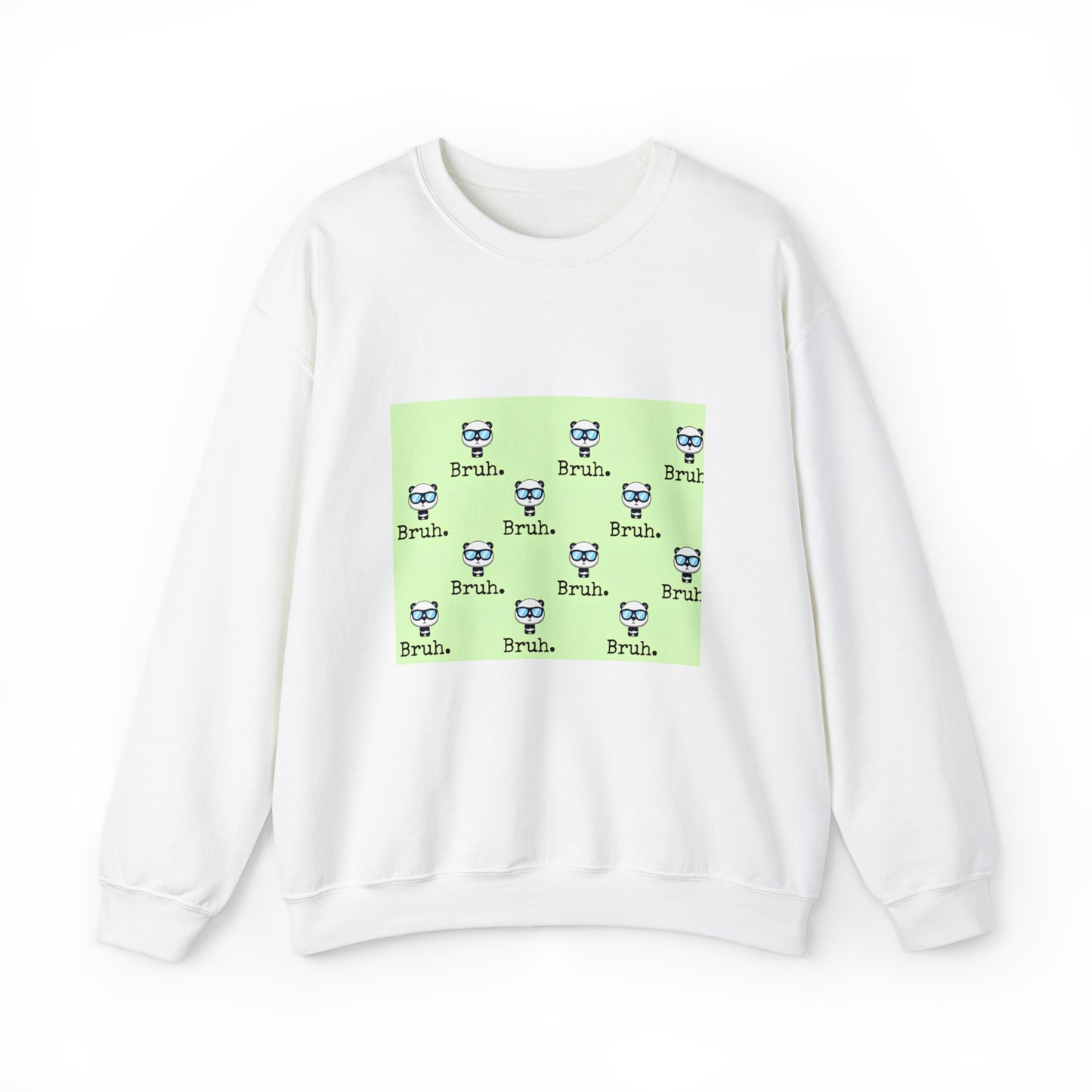 Bruh. Panda Unisex Crewneck Sweatshirt