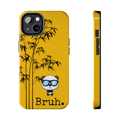 Bruh. Yellow Panda case, high quality.