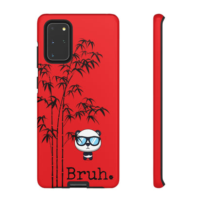 Bruh. Panda Red Samsung Tough Cases