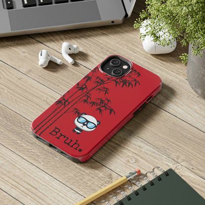 Bruh. Red Panda IPhone case