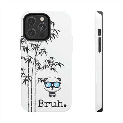 Bruh. White Panda IPhone case