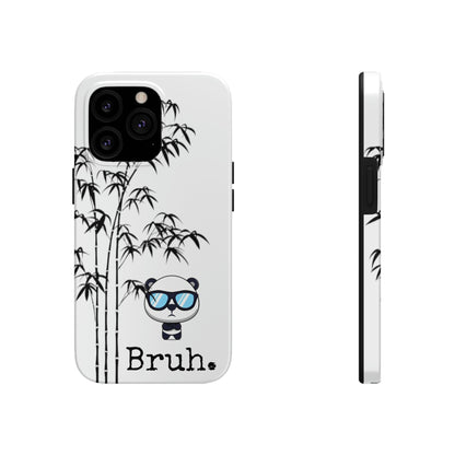 Bruh. White Panda IPhone case