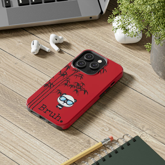 Bruh. Red Panda IPhone case