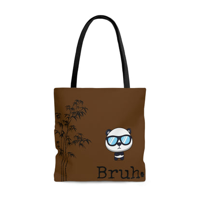 Bruh. Panda Brown Tote bag