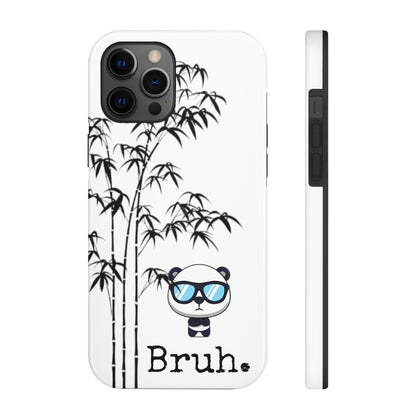 Bruh. White Panda IPhone case