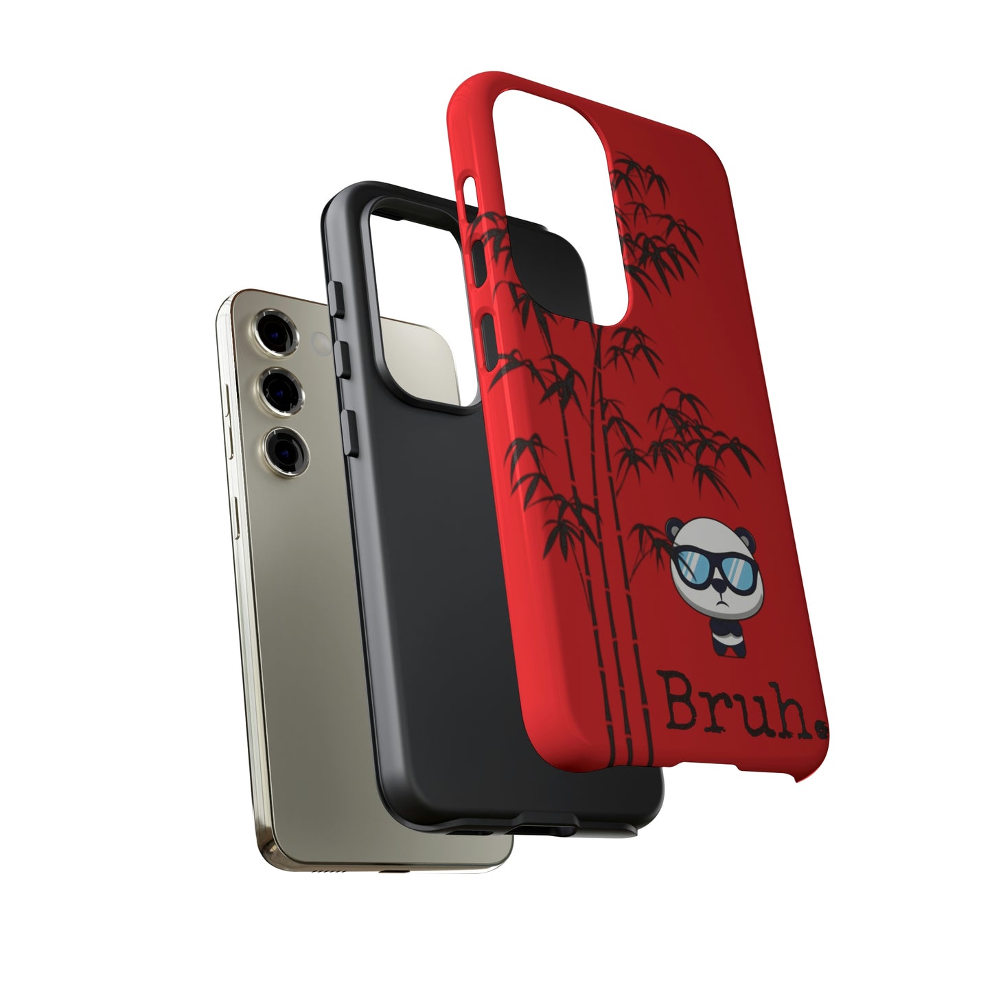 Bruh. Panda Red Samsung Tough Cases