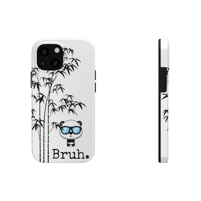 Bruh. White Panda IPhone case