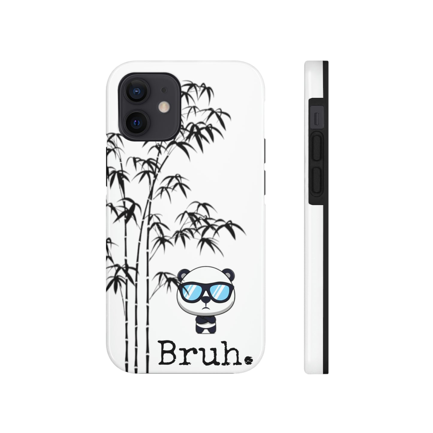 Bruh. White Panda IPhone case