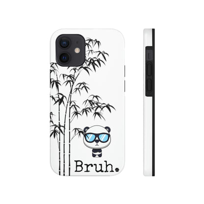 Bruh. White Panda IPhone case