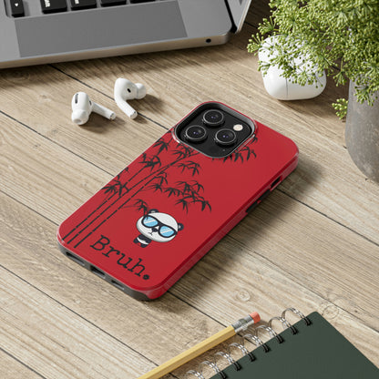 Bruh. Red Panda IPhone case