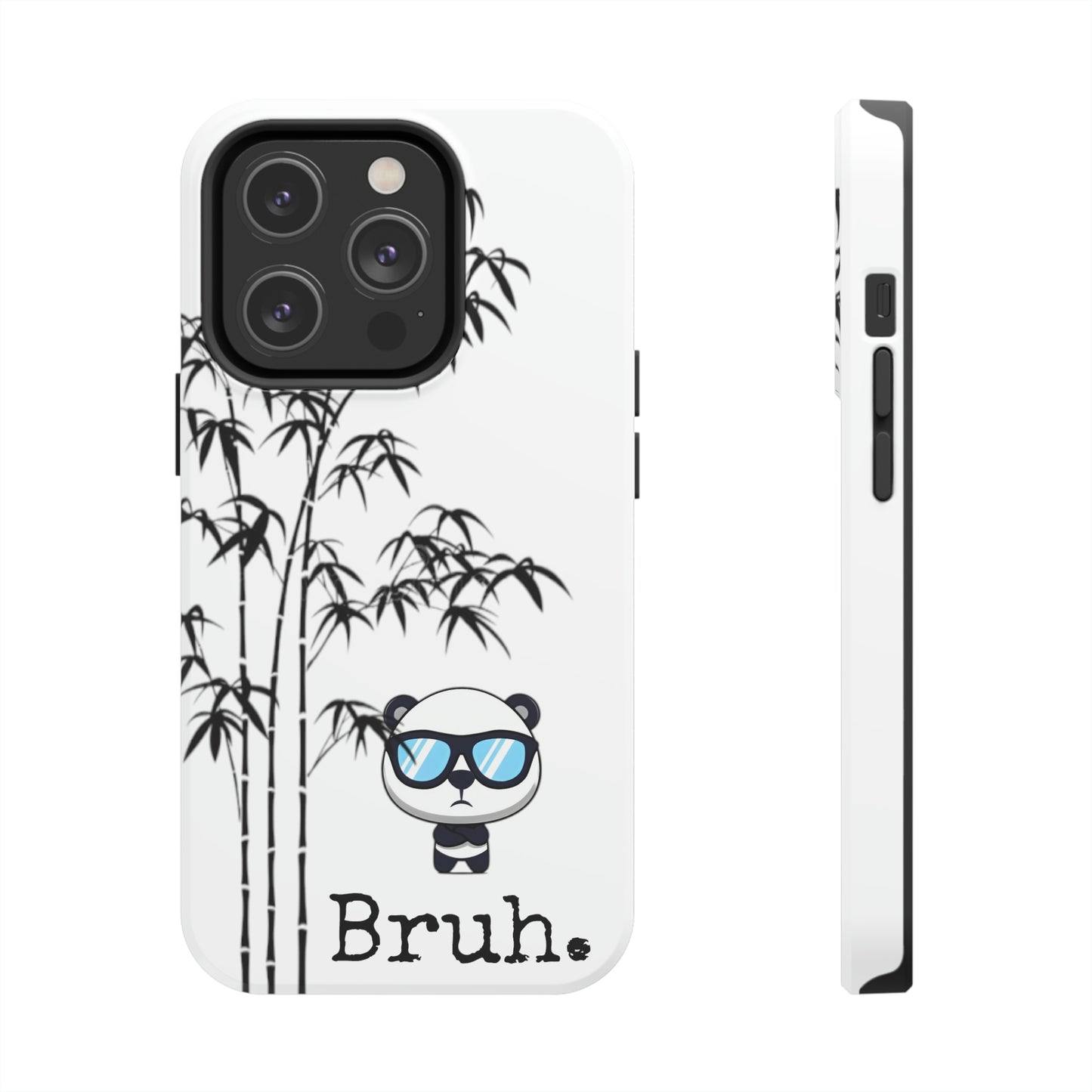 Bruh. White Panda IPhone case