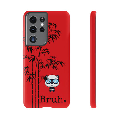 Bruh. Panda Red Samsung Tough Cases