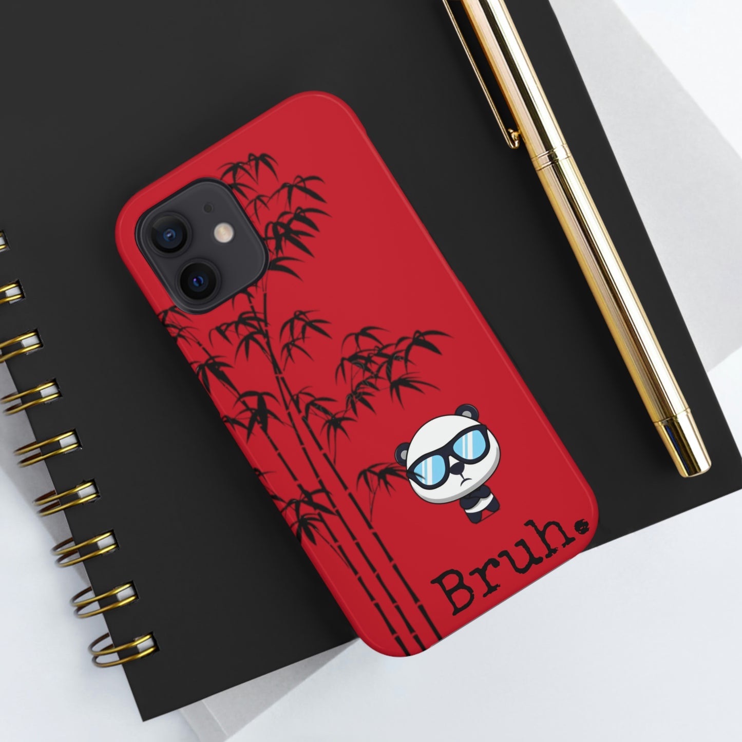 Bruh. Red Panda IPhone case