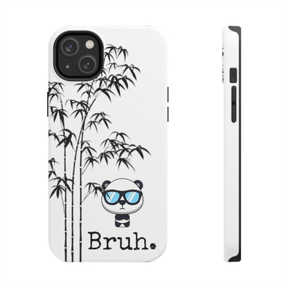 Bruh. White Panda IPhone case